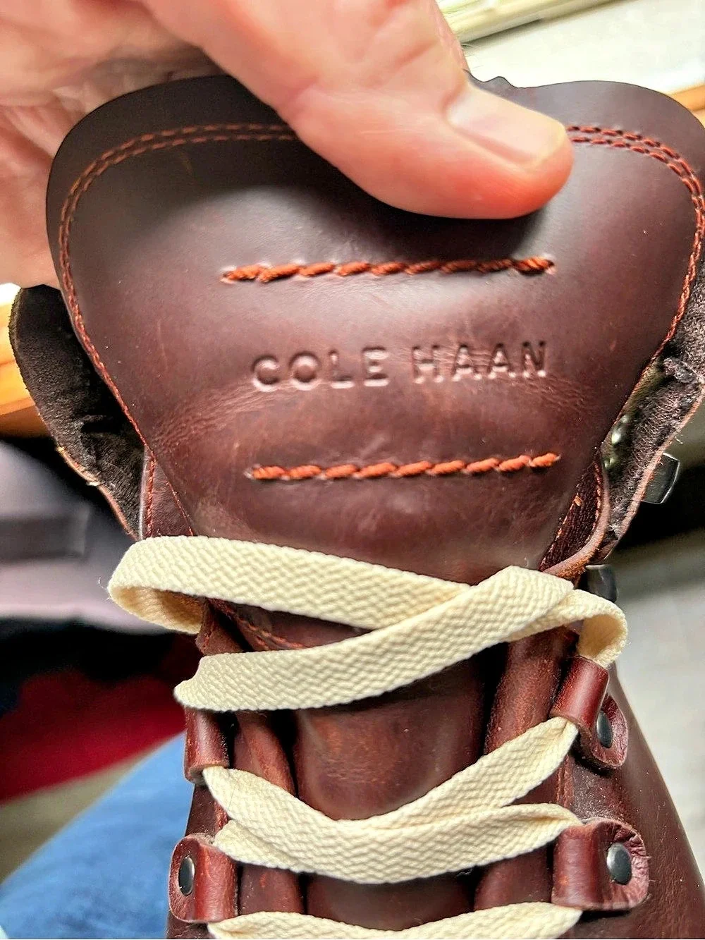 Cole Haan Zerogrand Leather Hiker Boot Brown US 10.5 Mint condition. Wore once